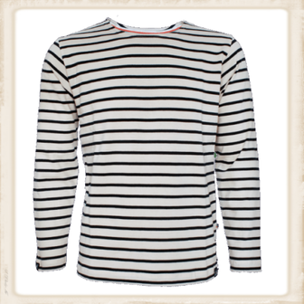 Adult Classic Breton Shirt - naturel navy