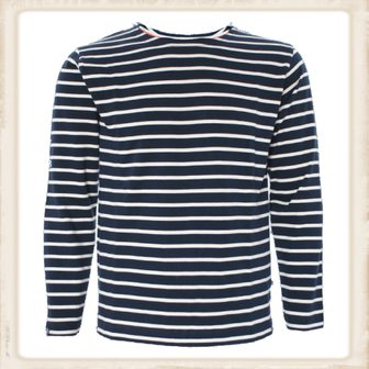 Adult Classic Breton Shirt - naturel navy