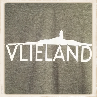 Sweater met print &quot;eiland 219&quot; 