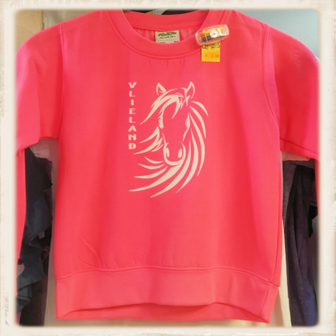 Sweater met print "Vlieland Pony"