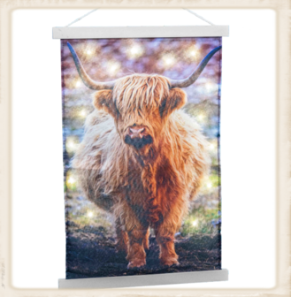 Wandkleed Schotse Hooglander