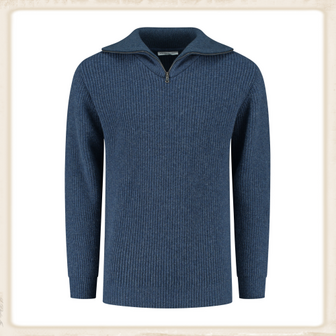 ESSENTIAL NAUTIC SWEATER - SEA BLUE