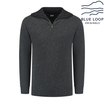 ESSENTIAL NAUTIC SWEATER - ANTHRACITE