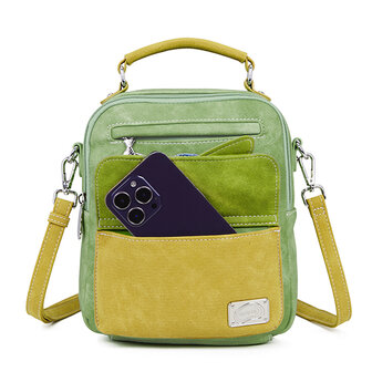 Traveler - Cognac, Licht groen, Mintgroen  - TRV06