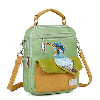 Traveler - Cognac, Licht groen, Mintgroen  - TRV06