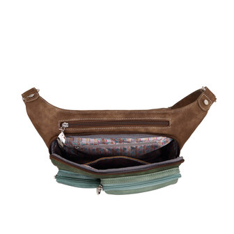 Squirrel - Bruin , Lichtblauw , Groen - SRL03