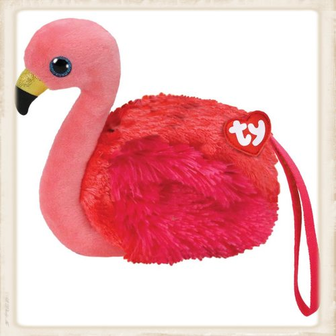 Ty portemonnee Gilda flamingo