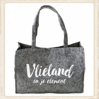 &quot;Vlieland in je element&quot; vilten tas