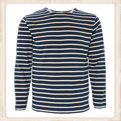 Adult Classic Breton Shirt - naturel navy