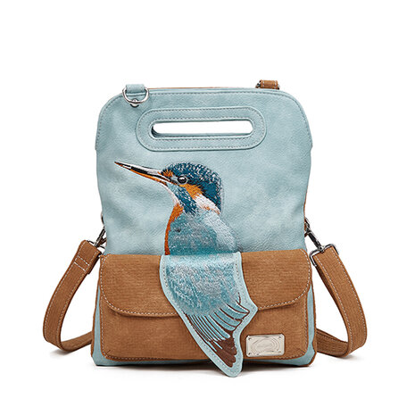 Kingfisher - Cognac, Lichtblauw - KF11