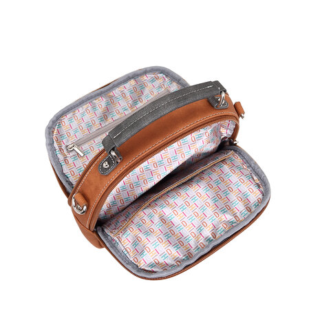 Traveler - Donker grijs, Cognac, Groen - TRV12