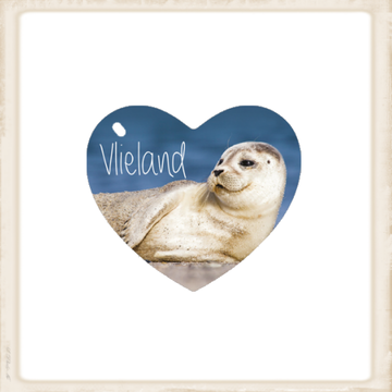 Sleutelhanger zeehondje 'Vlieland'