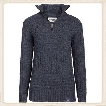 DAMES WADDENSEA SWEATER - BLUE