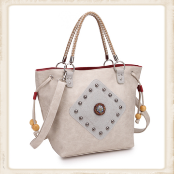 Chika - Beige Grijs Rood - NN-187-01